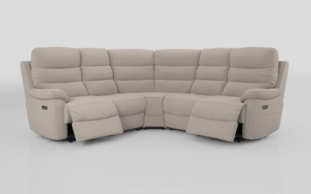 Ossett 2 Corner 2 Power Sofa with Head Tilt - poltronesofà at ScS