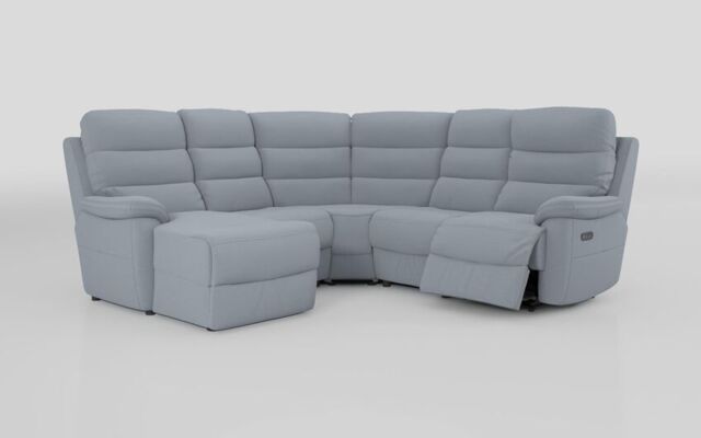Ossett 2 Corner 2 Left Hand Facing Chaise Right Hand Facing Power Sofa with Head Tilt - poltronesofà at ScS
