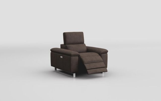 Viserba Power Recliner Chair with Manual Head Tilt - poltronesofà at ScS