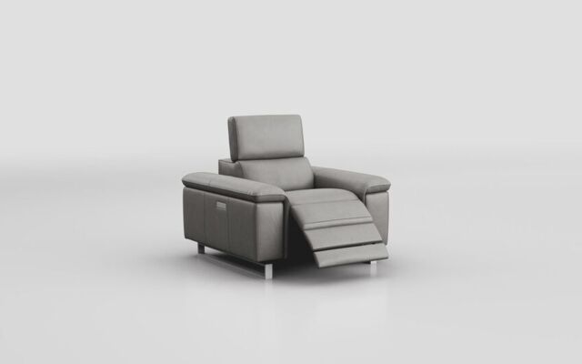 Viserba Power Recliner Chair with Power Head Tilt  - poltronesofà at ScS