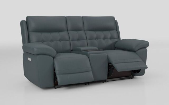Belford 2 Seater Power Recliner Sofa with Media Console  - poltronesofà at ScS
