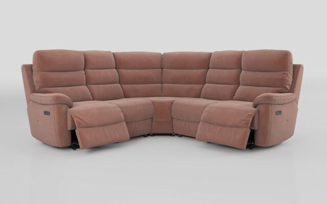 Ossett 2 Corner 2 Power Sofa with Head Tilt  - poltronesofà at ScS
