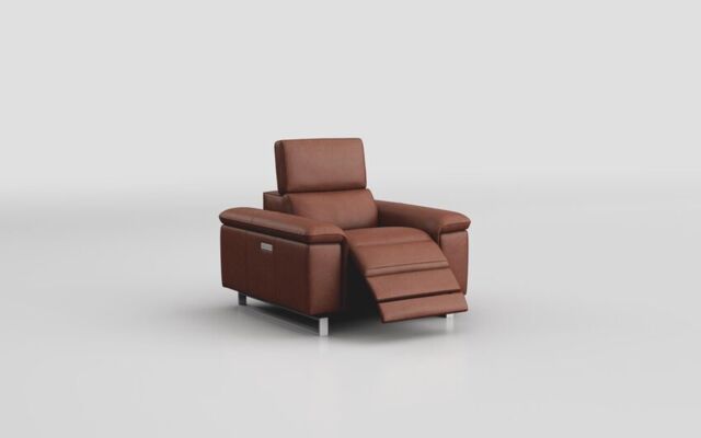 Viserba Power Recliner Chair with Manual Head Tilt - poltronesofà at ScS