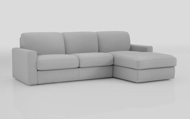 Barete Large Arm 4 Seater Sofa Bed with Right Hand Facing Large Lounger  - poltronesofà at ScS