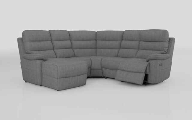 Ossett 2 Corner 2 Left Hand Facing Chaise Right Hand Facing Power Sofa with Head Tilt  - poltronesofà at ScS