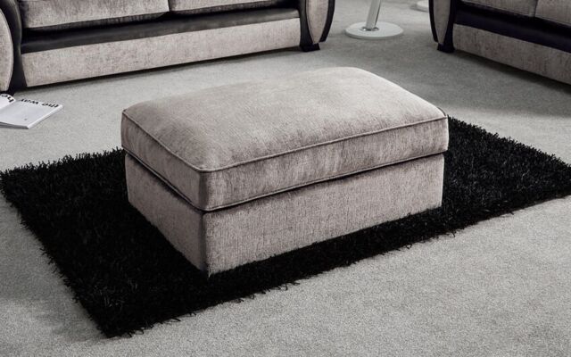 Maddie Fabric Banquette Footstool  - poltronesofà at ScS