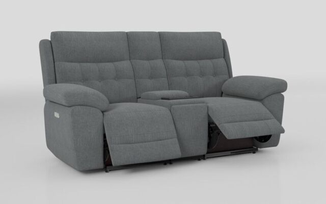 Belford 2 Seater Power Recliner Sofa with Media Console  - poltronesofà at ScS