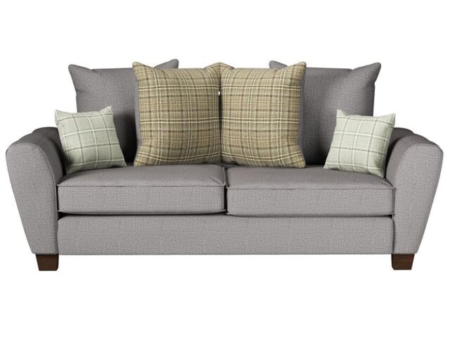 Theo Fabric 3 Seater Scatter Back Sofa  - poltronesofà at ScS