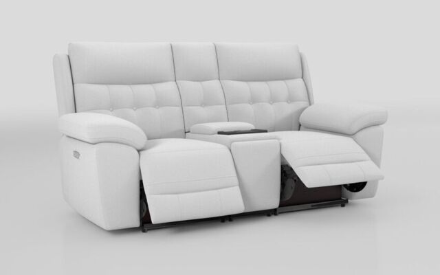 Belford 2 Seater Power Recliner Sofa with Media Console  - poltronesofà at ScS