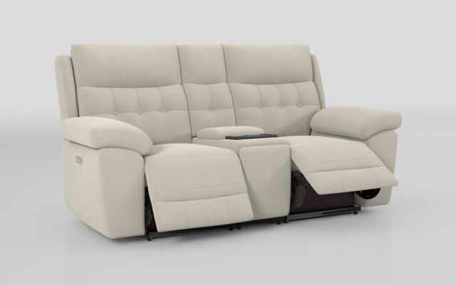 Belford 2 Seater Power Recliner Sofa with Media Console  - poltronesofà at ScS