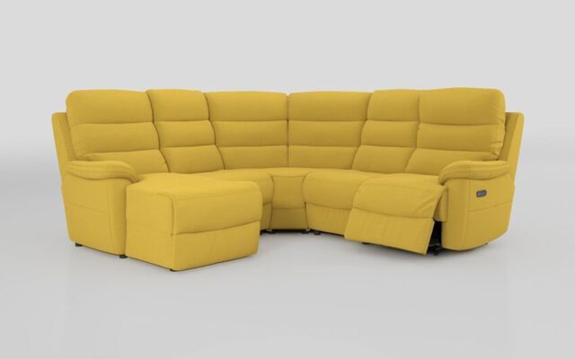 Ossett 2 Corner 2 Left Hand Facing Chaise Right Hand Facing Power Sofa with Head Tilt - poltronesofà at ScS