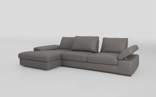 Savazza 4 Seater Sofa with Adjustable Back Rest Left Hand Facing Lounger  - poltronesofà at ScS