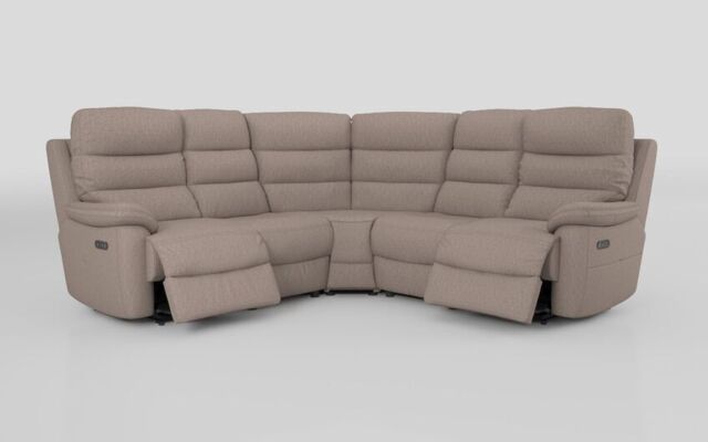 Ossett 2 Corner 2 Power Sofa with Head Tilt - poltronesofà at ScS