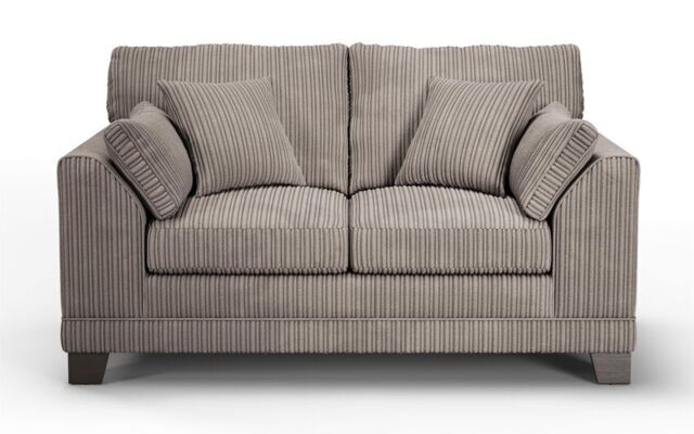 ScS Living Grey Fabric Phoebe Jumbo Cord 2 Seater Sofa