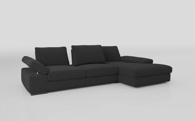 Savazza 4 Seater Sofa with Adjustable Back Rest Right Hand Facing Lounger - poltronesofà at ScS