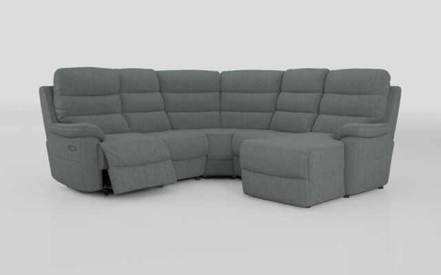Ossett 2 Corner 2 Right Hand Facing Chaise Left Hand Facing Power Sofa with Head Tilt - poltronesofà at ScS