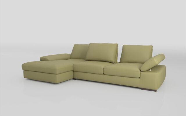 Savazza 4 Seater Sofa with Adjustable Back Rest Left Hand Facing Lounger  - poltronesofà at ScS