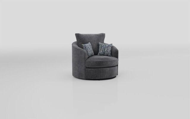 Living Esme Fabric Twister Chair  - poltronesofà at ScS