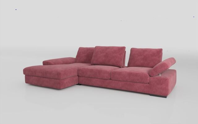 Savazza 4 Seater Sofa with Adjustable Back Rest Left Hand Facing Lounger  - poltronesofà at ScS