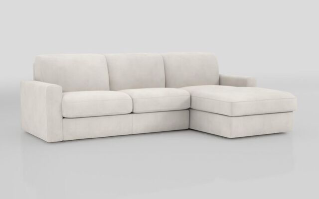 Barete Large Arm 4 Seater Sofa Bed with Right Hand Facing Large Lounger  - poltronesofà at ScS