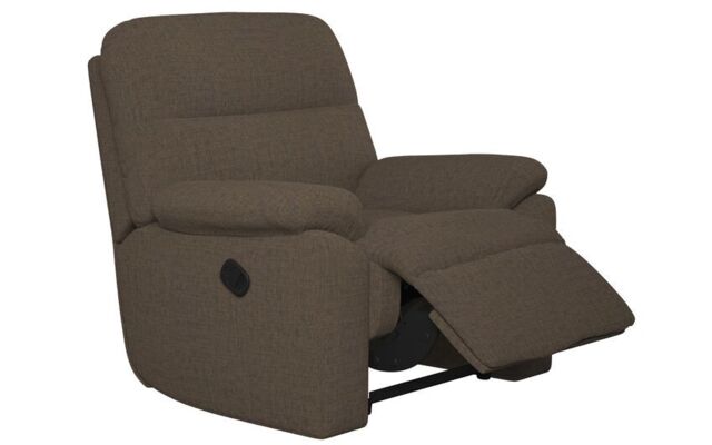 La-Z-Boy Brown Alabama Fabric Manual Recliner Chair