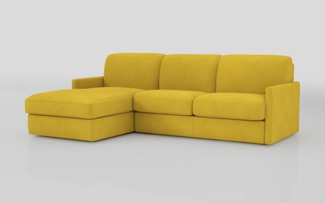 Barete Slim Arm 4 Seater Sofa Bed with Left Hand Facing Large Lounger - poltronesofà at ScS
