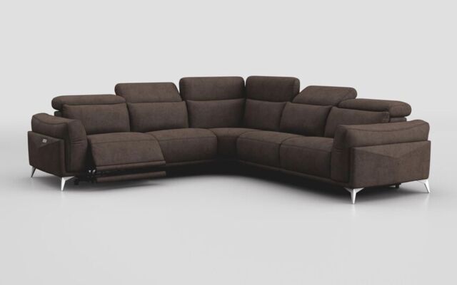Gattolino 2 Corner 1 Power Sofa with Manual Head Tilt  - poltronesofà at ScS