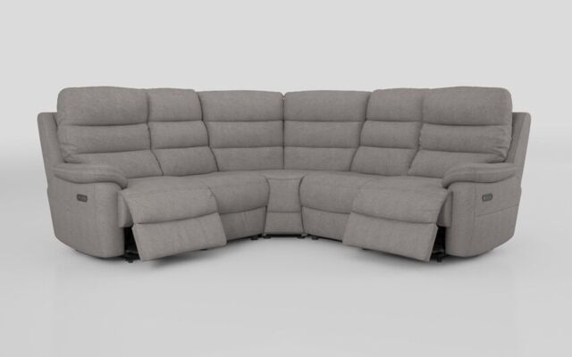 Ossett 2 Corner 2 Power Sofa with Head Tilt - poltronesofà at ScS