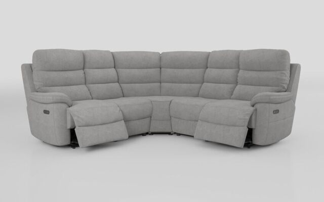 Ossett 2 Corner 2 Power Sofa with Head Tilt  - poltronesofà at ScS
