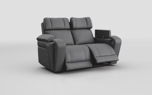 Adstock 2 Seater Power Recliner With Power Head Tilt - poltronesofà at ScS
