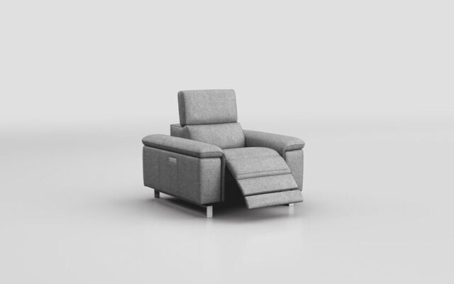 Viserba Power Recliner Chair with Power Head Tilt - poltronesofà at ScS