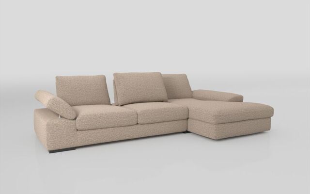 Savazza 4 Seater Sofa with Adjustable Back Rest Right Hand Facing Lounger - poltronesofà at ScS