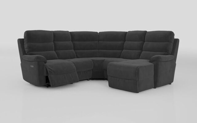 Ossett 2 Corner 2 Right Hand Facing Chaise Left Hand Facing Power Sofa with Head Tilt - poltronesofà at ScS