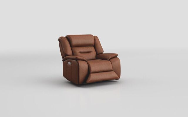 Massari Power Recliner Chair with Power Head Tilt - poltronesofà at ScS