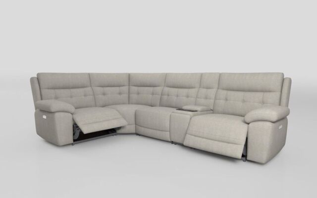 Belford 1 Corner 3 Power Recliner Sofa with Media Console - poltronesofà at ScS