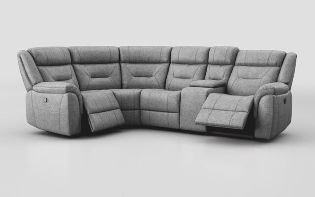 Ainsdale 1 Corner 2 Manual Sofa with Console  - poltronesofà at ScS