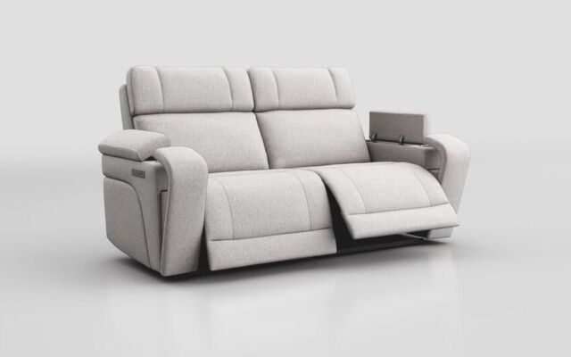 Adstock 3 Seater Power Recliner With Power Head Tilt - poltronesofà at ScS
