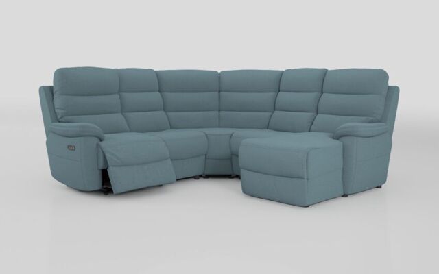 Ossett 2 Corner 2 Right Hand Facing Chaise Left Hand Facing Power Sofa with Head Tilt - poltronesofà at ScS