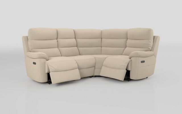 Ossett 2 Corner 1 Power Sofa with Head Tilt - poltronesofà at ScS
