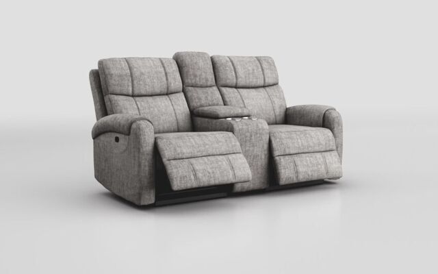 Calisese 2 Seater Manual Recliner with Console  - poltronesofà at ScS