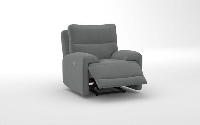 Caldbeck Power Recliner Chair with Power Head Tilt, Lumbar & Heat  - poltronesofà at ScS