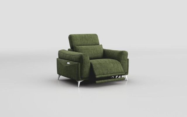 Gattolino Power Recliner Chair with Manual Head Tilt  - poltronesofà at ScS