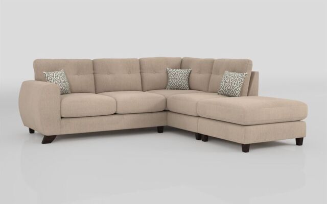 Aspen 2 Corner 1 Right Hand Facing Chaise Standard Back Sofa - poltronesofà at ScS