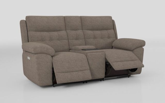 Belford 2 Seater Power Recliner Sofa with Media Console  - poltronesofà at ScS