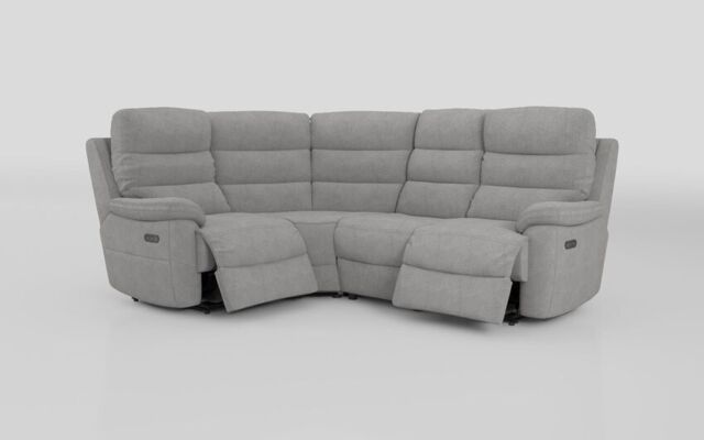 Ossett 1 Corner 2 Power Sofa with Head Tilt - poltronesofà at ScS