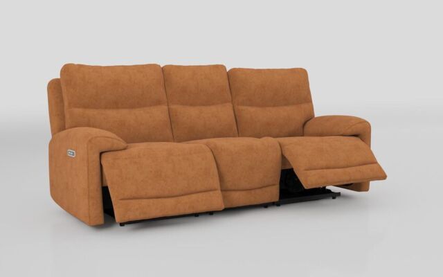 Caldbeck 3 Seater Power Recliner Sofa with Power Head Tilt - poltronesofà at ScS