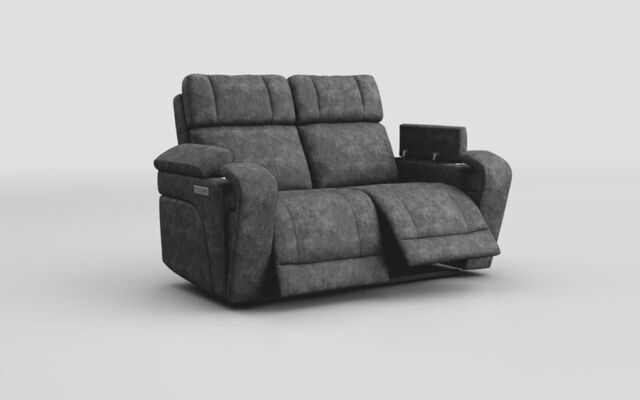 Adstock 2 Seater Power Recliner With Power Head Tilt - poltronesofà at ScS