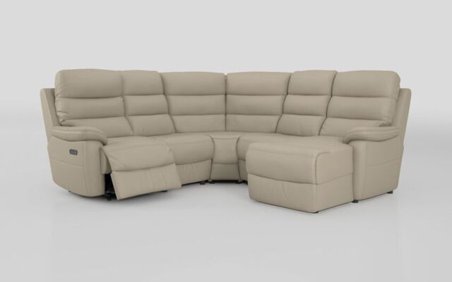 Ossett 2 Corner 2 Right Hand Facing Chaise Left Hand Facing Power Sofa with Head Tilt - poltronesofà at ScS