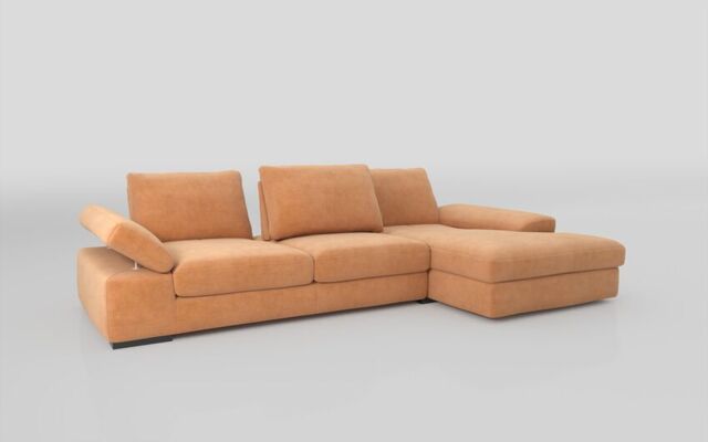 Savazza 4 Seater Sofa with Adjustable Back Rest Right Hand Facing Lounger - poltronesofà at ScS