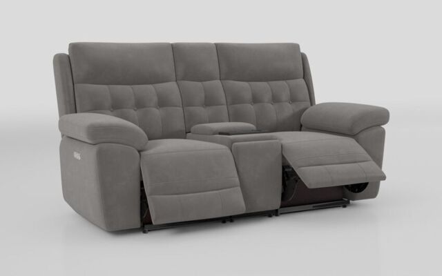 Belford 2 Seater Power Recliner Sofa with Media Console  - poltronesofà at ScS
